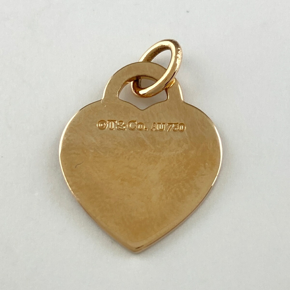 Tiffany Return To Tiffany Diamond Pendant Top Pink Gold